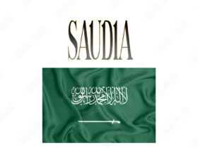 illustration of the flag of saudia with 3d inscription of the name of saudia for use in educational proposals or video illustrations transparent background stockpack adobe stock - جدارة الوظائف التعليمية 1446 وظائف وزارة التعليم السعودية التعليمية والادارية وتخصصات أخرى