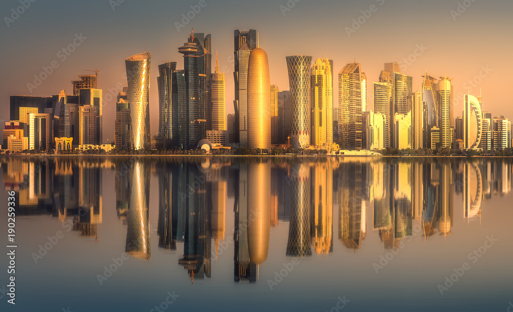 the skyline of west bay and doha downtown qatar stockpack adobe stock - وظائف تمريض في قطر 2024 أطباء وممرضين رواتب مغرية جمعنا لك طلبات توظيف جميع المستشفيات بدولة قطر للمواطنين وجنسيات